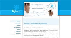 Desktop Screenshot of kvkonto.cz